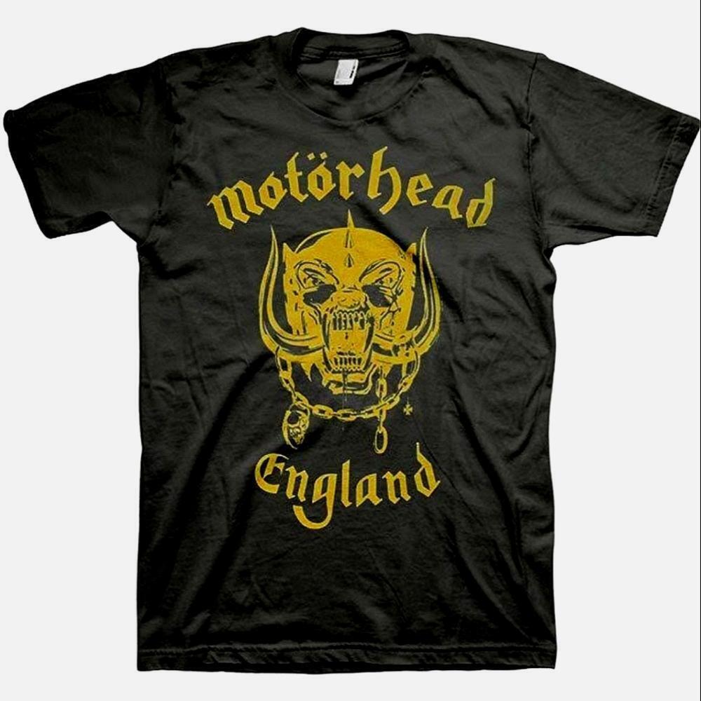 Motorhead England Gold Snaggletooth Shirt
